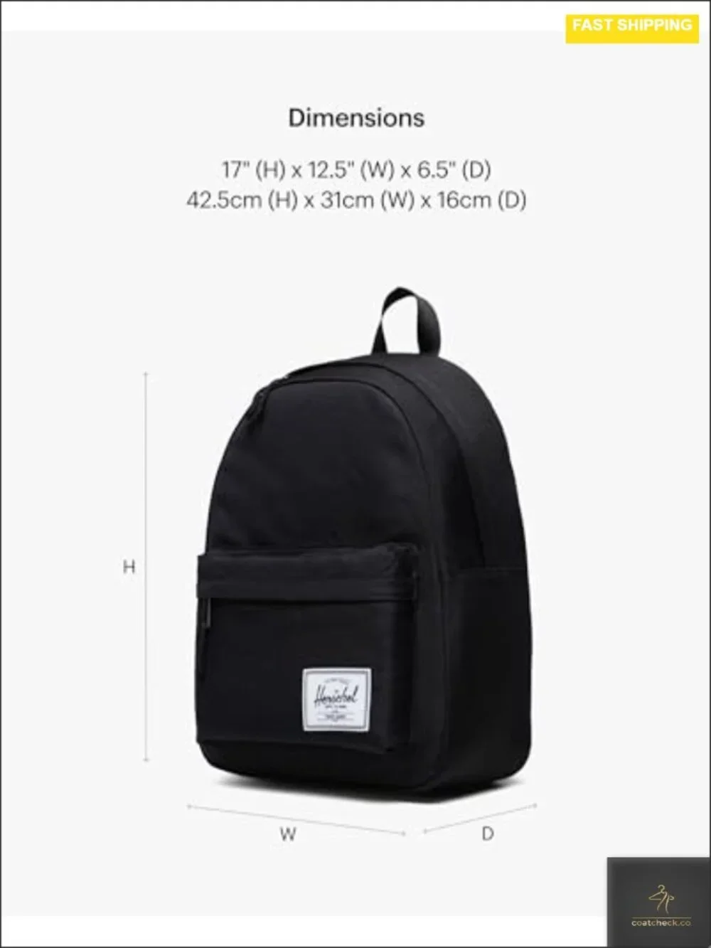 Recycled Polyester Backpack with Laptop Sleeve, 26L
